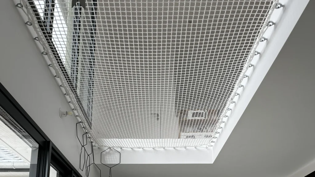 Installation de filet d'habitation sur mesure en Ille-et-Vilaine pour vide sur séjour