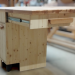 Îlot de cuisine amovible sur roulettes, fabriqué sur mesure Ille et Vilaine 35