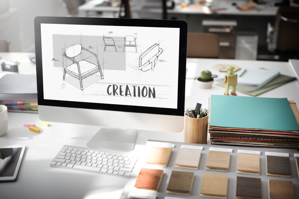 Conception 3D d'un projet de cuisine sur mesure avant fabrication
